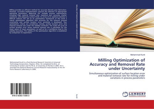 Milling optimization - milling, of